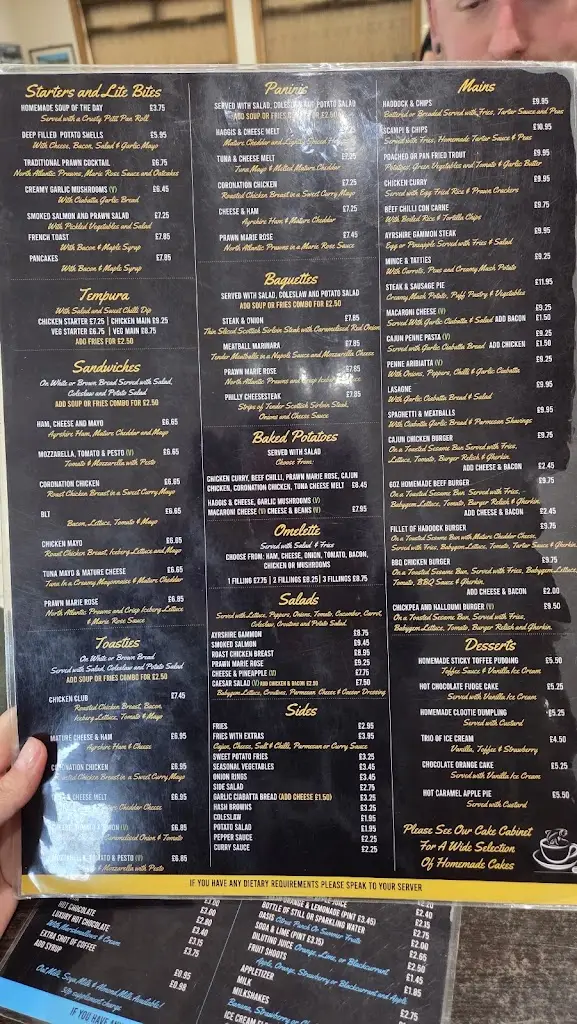 Menu_The Waterfront At Coyle Water Fishery - Restaurant and Cafe Ayrshire_Coylton_image_3