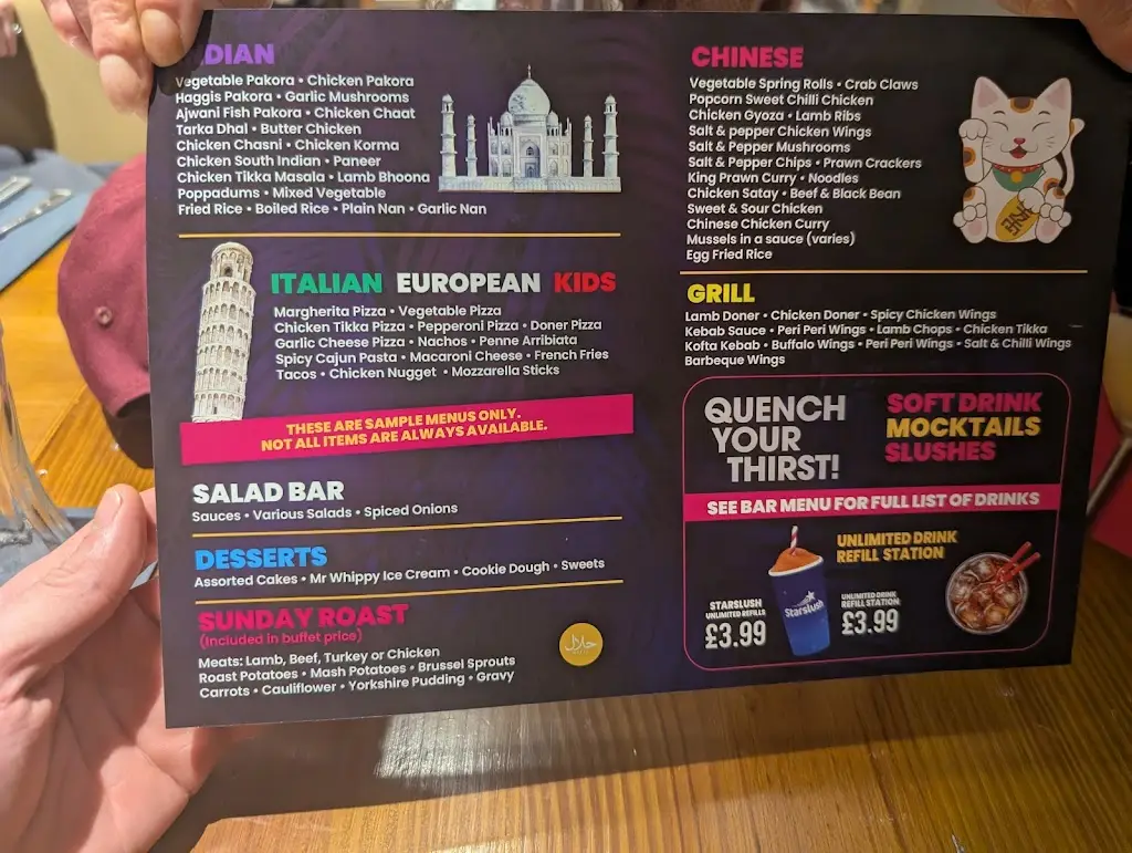 Menu_The world booffi - Dunfermline_Crossford_image_1