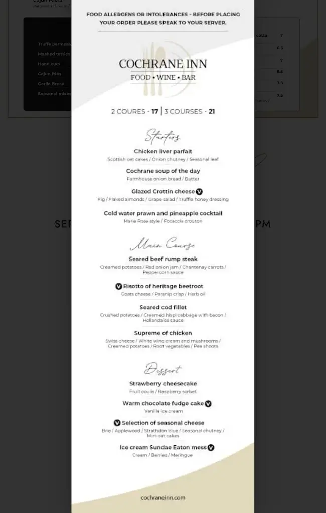 Menu_Cochrane Inn_Crosshouse_image_3