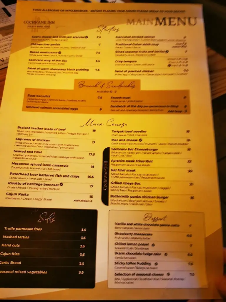 Menu_Cochrane Inn_Crosshouse_image_4