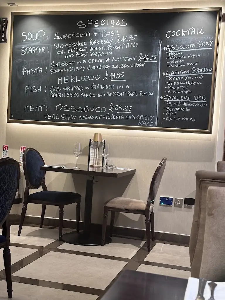 Menu_The Cavaliere Italian Restaurant_Dalkeith_image_1