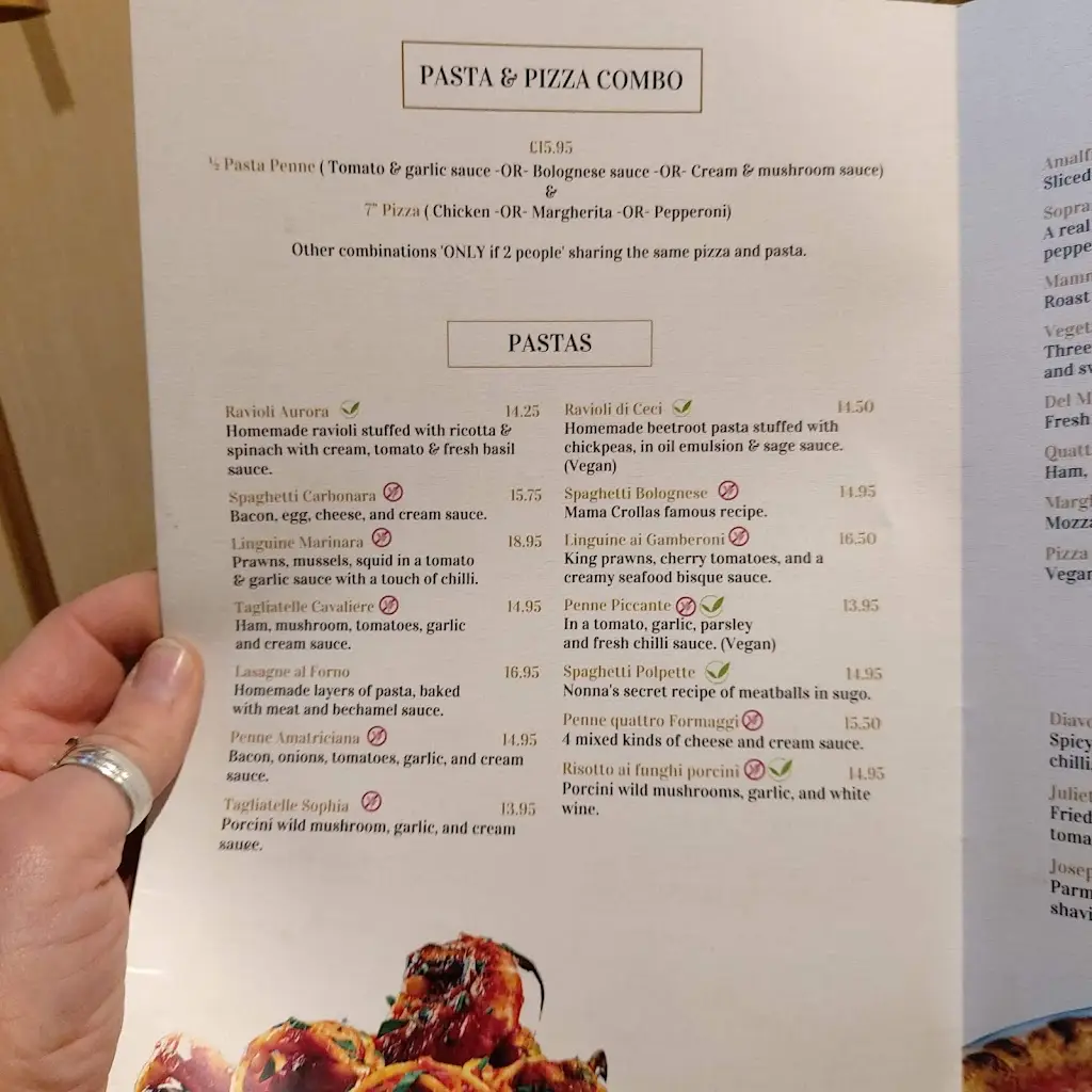 Menu_The Cavaliere Italian Restaurant_Dalkeith_image_4