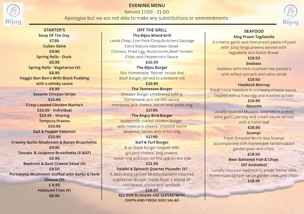 Menu_Bijou by the Sea_Buckie_image_2