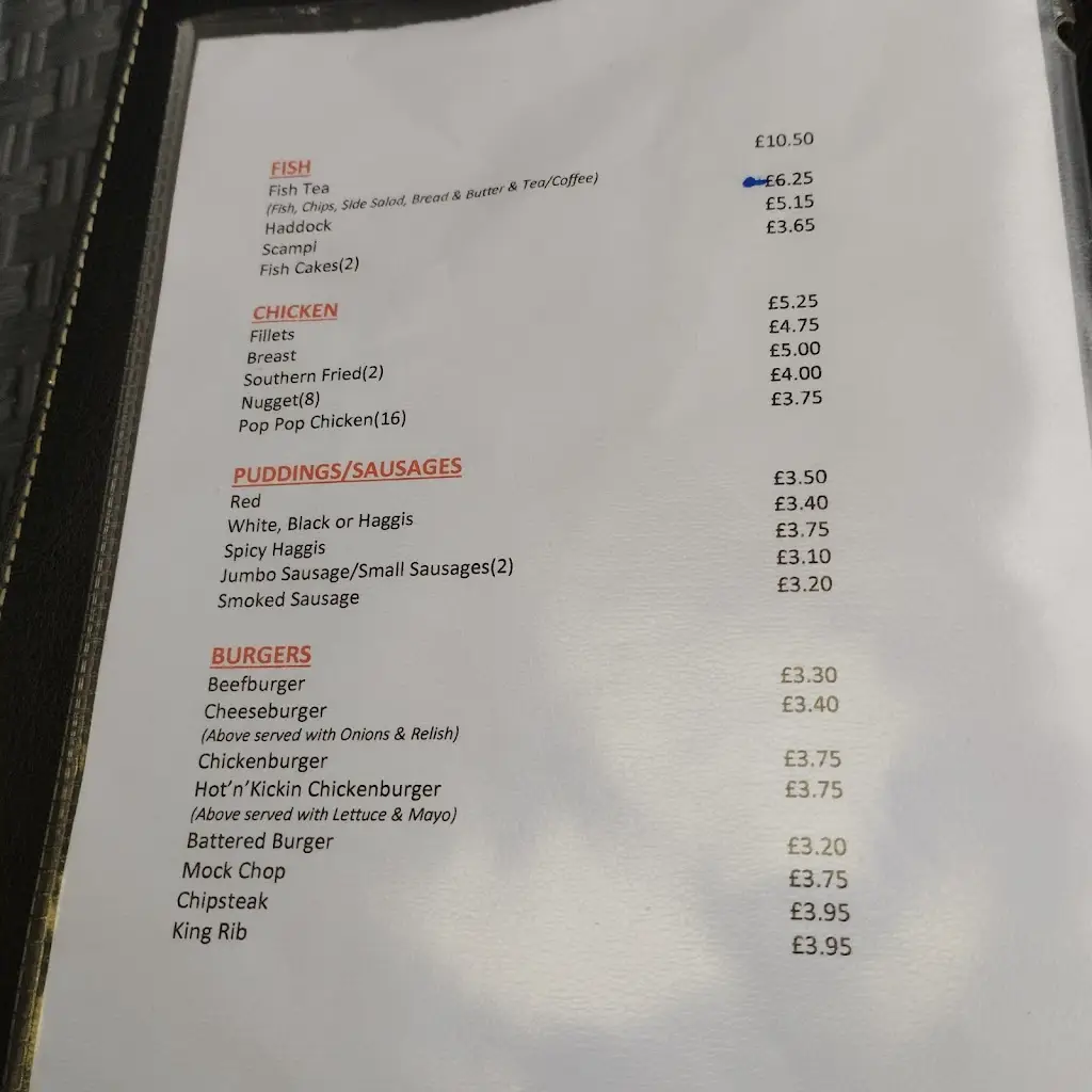 Menu_The Fry Inn_Buckie_image_1