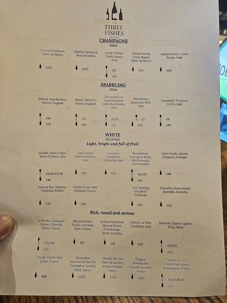 Menu_The Three Fishes_Billington_image_1