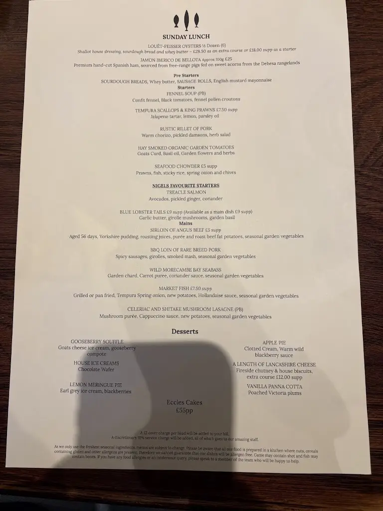 Menu_The Three Fishes_Billington_image_2