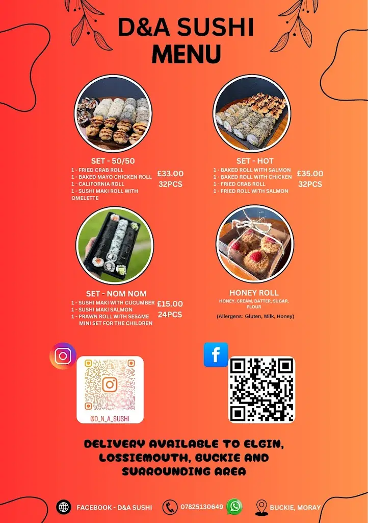 Menu_D&A SUSHI_Buckie_imagen_3