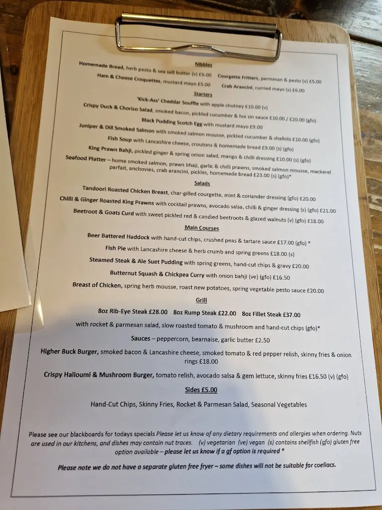 Menu_The Higher Buck_Billington_image_3