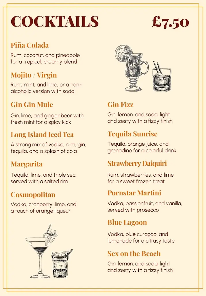 Menu_Saffron Restaurant Cupar_Cupar_image_1