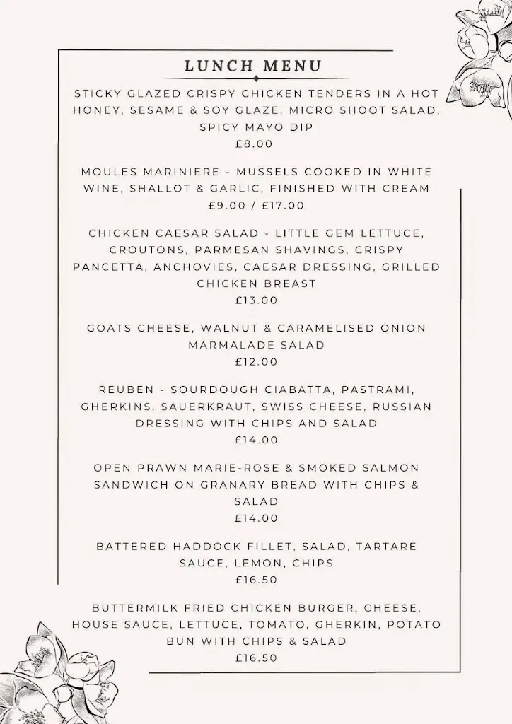 Menu_G's Bistro_Crieff_image_1
