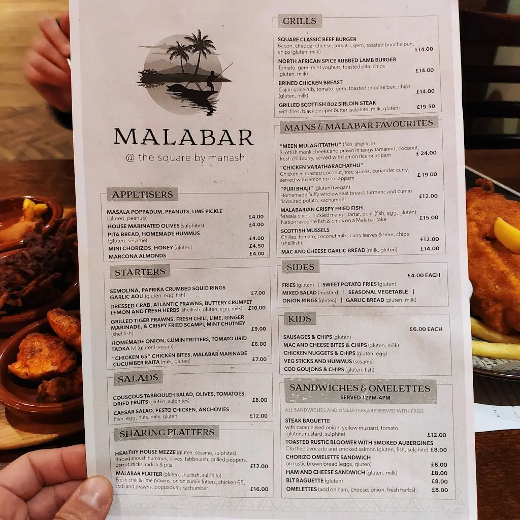 Menu_The Square Bar & Kitchen_Crieff_image_2