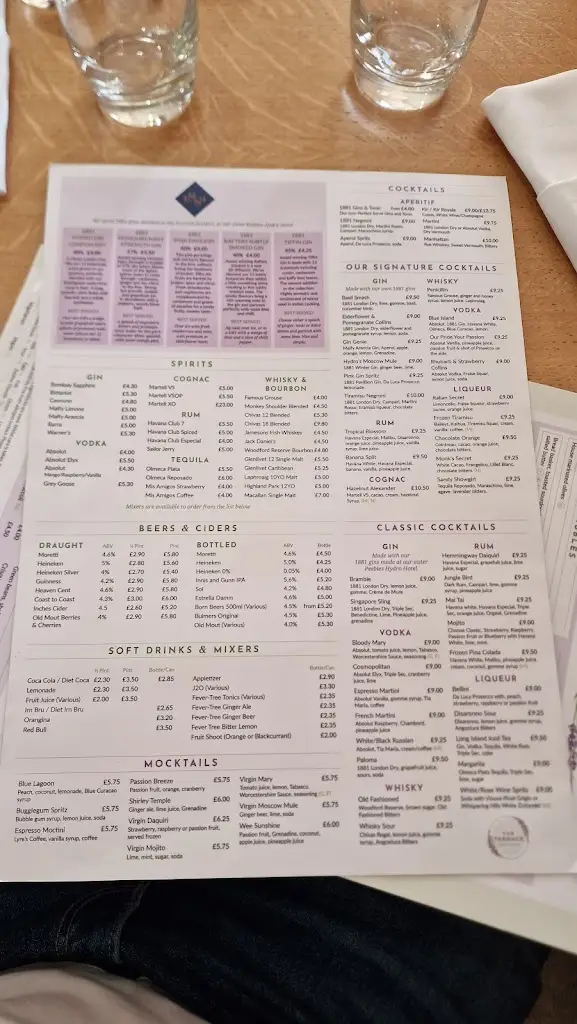Menu_The Brasserie_Crieff_imagen_3