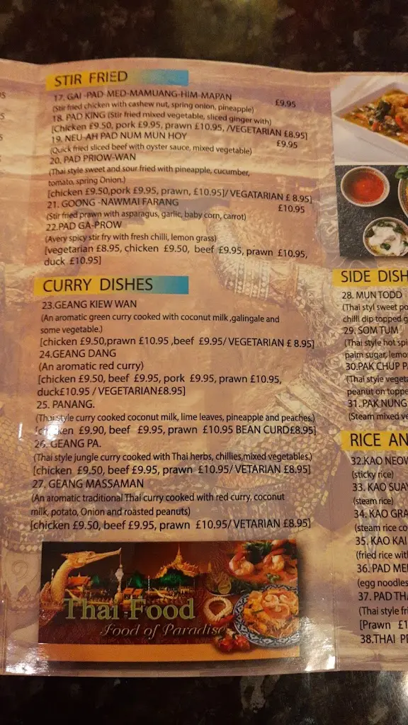 Menu_The Thai Esan_Crieff_immagine_3