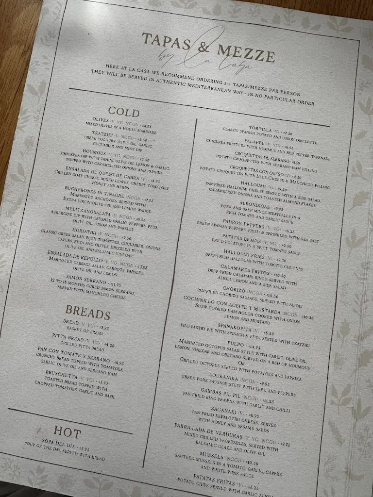 Menu_La Casa Dalry_Dalry_image_1