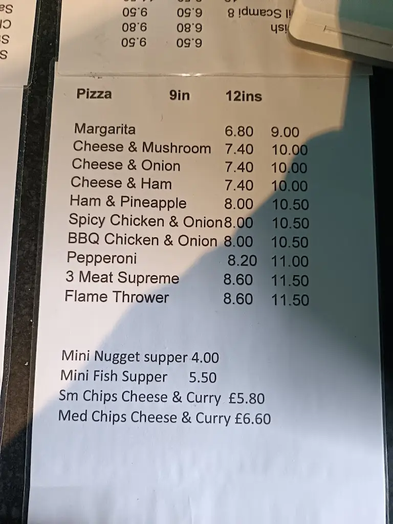 Menu_The Chip Shop_Dalbeattie_image_1