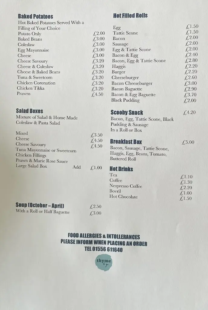 Menu_Thyme To Go_Dalbeattie_image_3