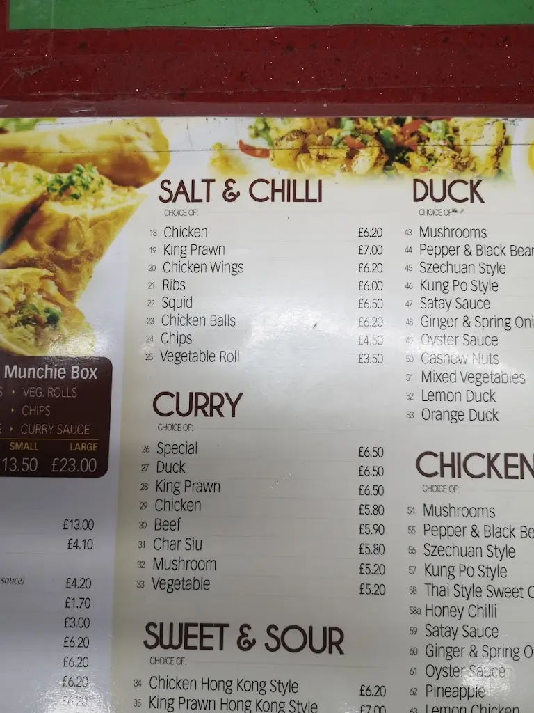 Menü_Yummy House_Doune_Bild_2