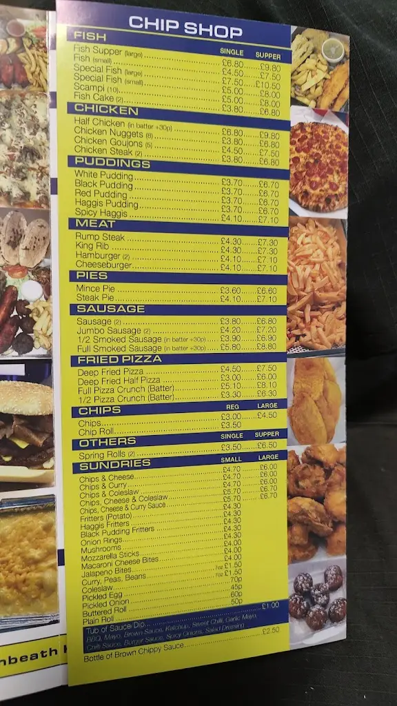 Menu_Joe's Food Bar_Cowdenbeath_immagine_1