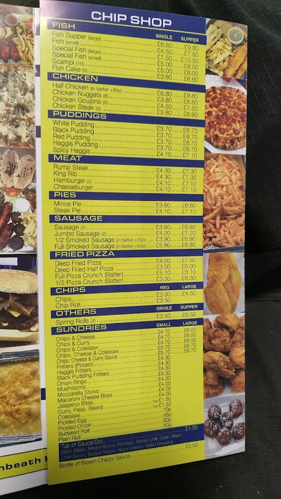 Menu_Joe's Food Bar_Cowdenbeath_immagine_3