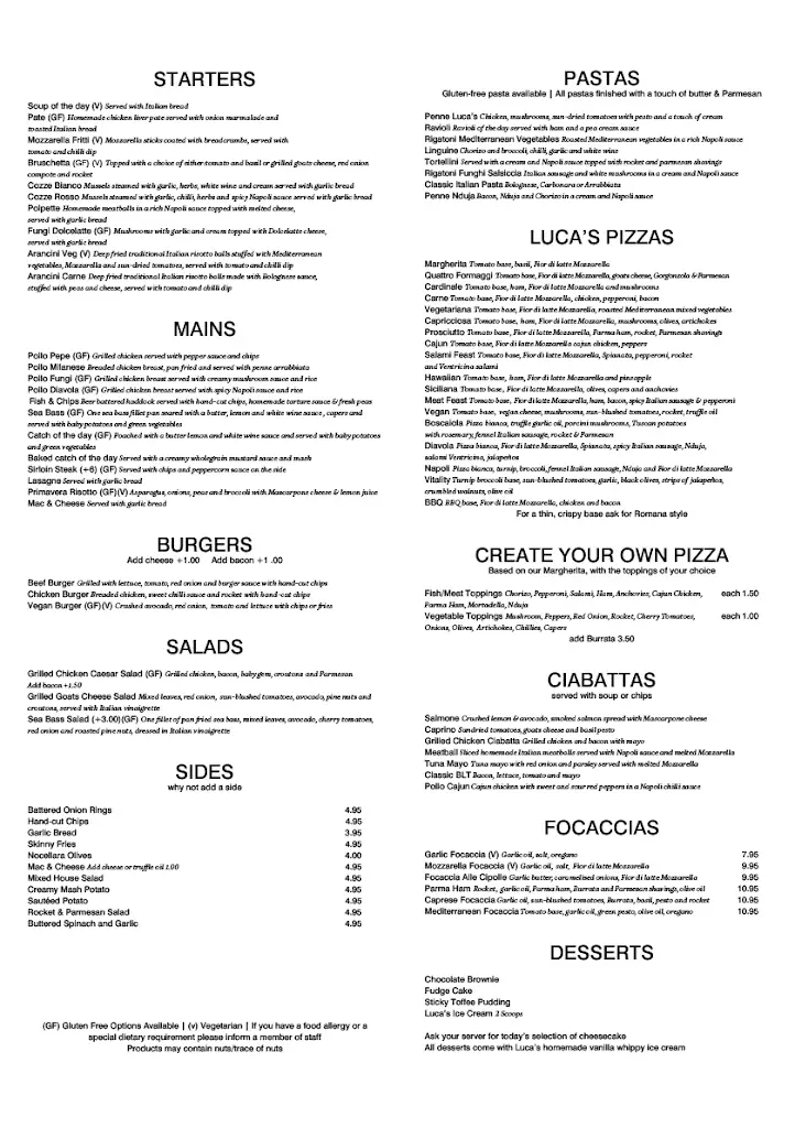Menu_Luca's Kitchen_Cowdenbeath_immagine_2