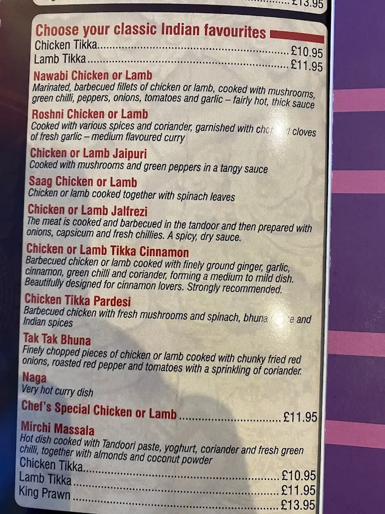 Menu_Spice of India_Dufftown_image_3