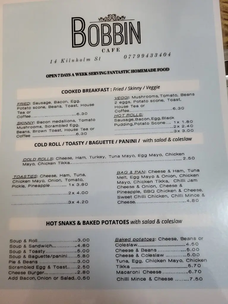 Peter Mabon_Bobbin Cafe_Darvel_review