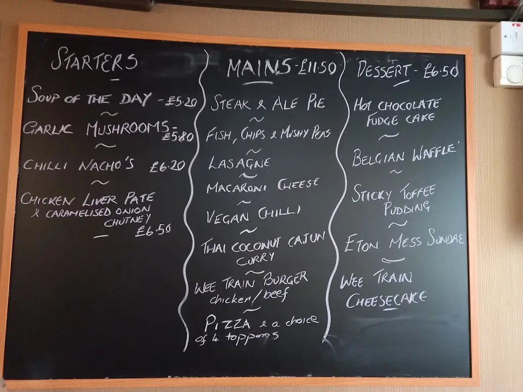 Menu_The Wee Train_Darvel_imagen_1