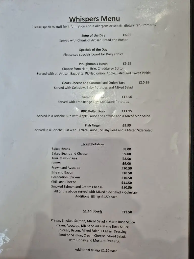 Menu_Whispers Cafe and gift shop_Billingshurst_image_1