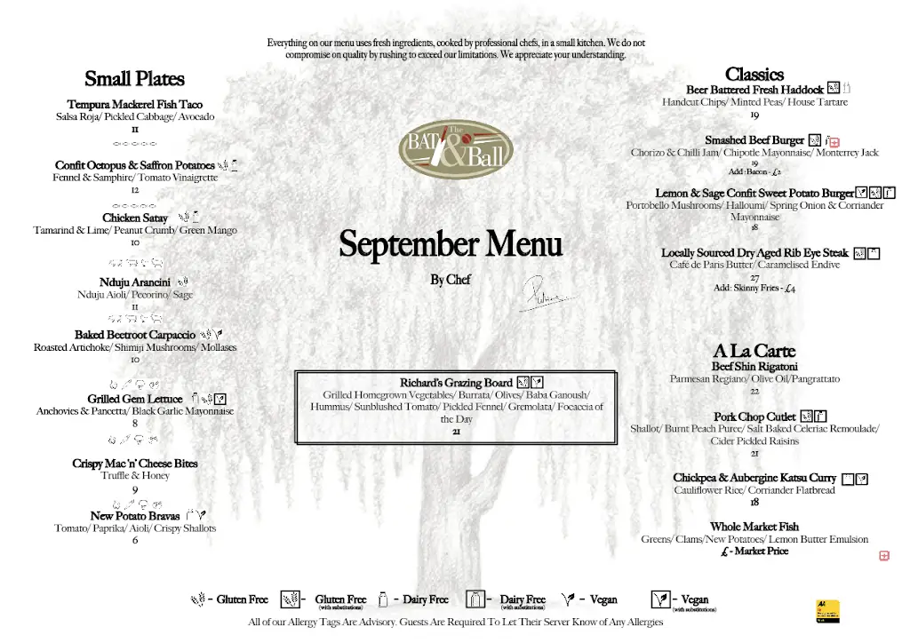 Menu_The Bat and Ball Country Pub and Haywards Restaurant_Billingshurst_image_1