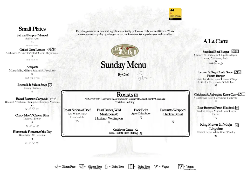 Menu_The Bat and Ball Country Pub and Haywards Restaurant_Billingshurst_image_2