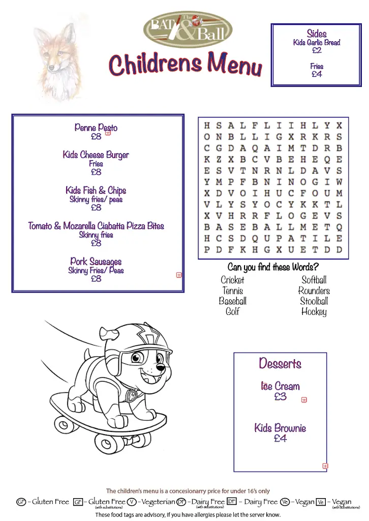 Menu_The Bat and Ball Country Pub and Haywards Restaurant_Billingshurst_image_4