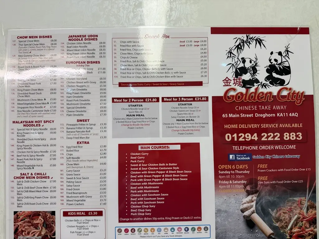 Menu_Golden City_Dreghorn_image_1