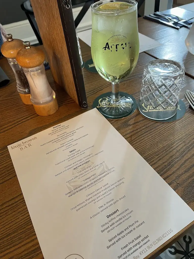 Menu_Louie Brown's_Dalgety Bay_image_3