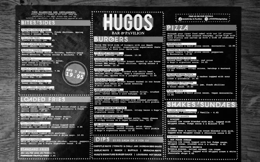 Menu_HUGO'S Bar & Pavilion_Dalgety Bay_image_2