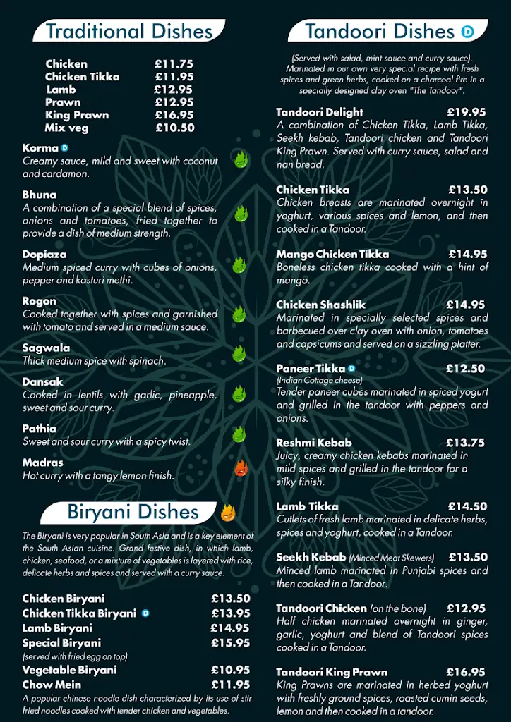 Menu_Taste Of India Rosyth._Dalgety Bay_image_2