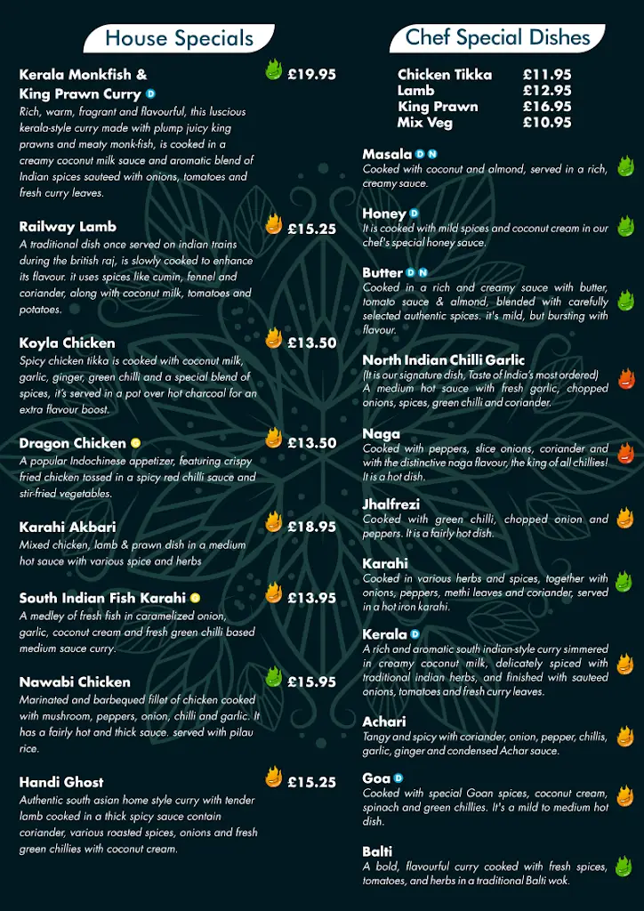 Menu_Taste Of India Rosyth._Dalgety Bay_image_3