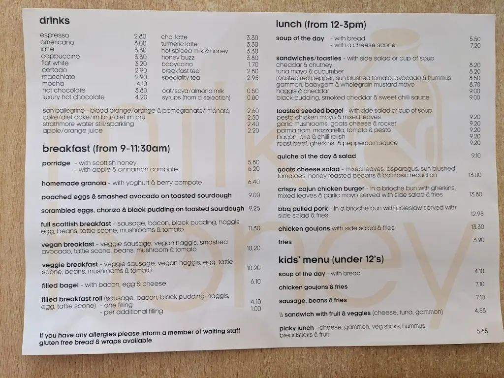 Menu_Milk & Honey_Dornoch_image_1