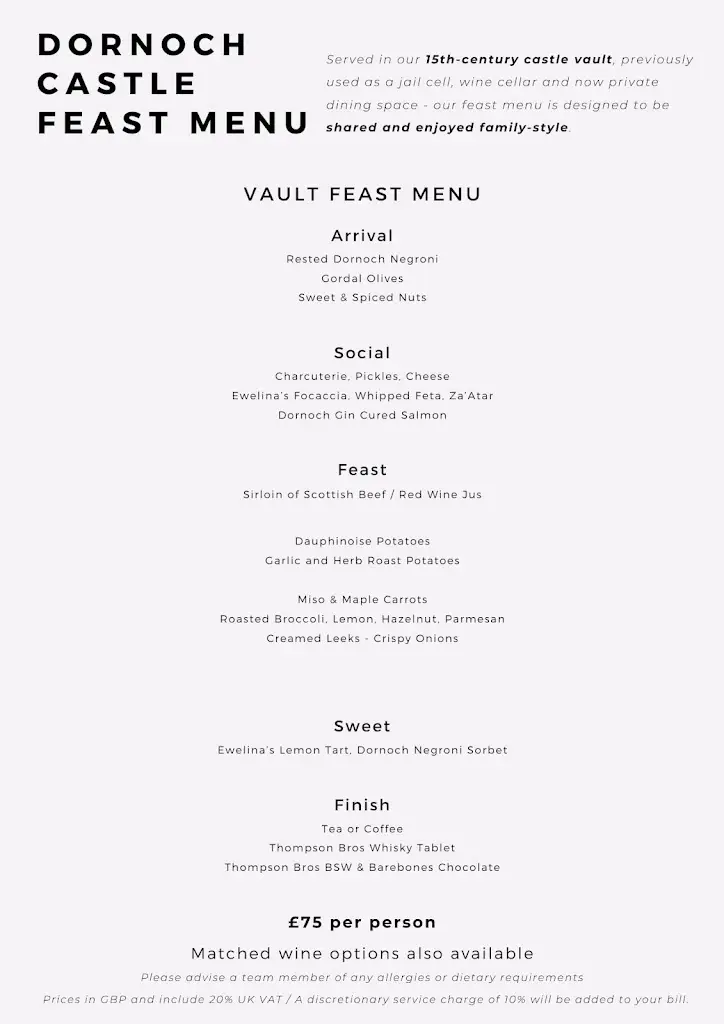 Menu_Dornoch Castle Whisky Bar & Dining. Takeaway Pizza!_Dornoch_image_2