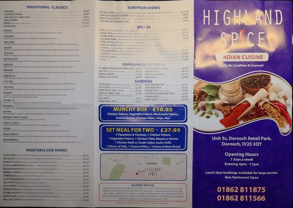 Menu_Highland Spice_Dornoch_image_1
