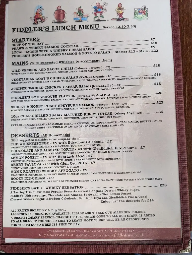 Menu_Fiddlers Highland Restaurant_Drumnadrochit_image_2