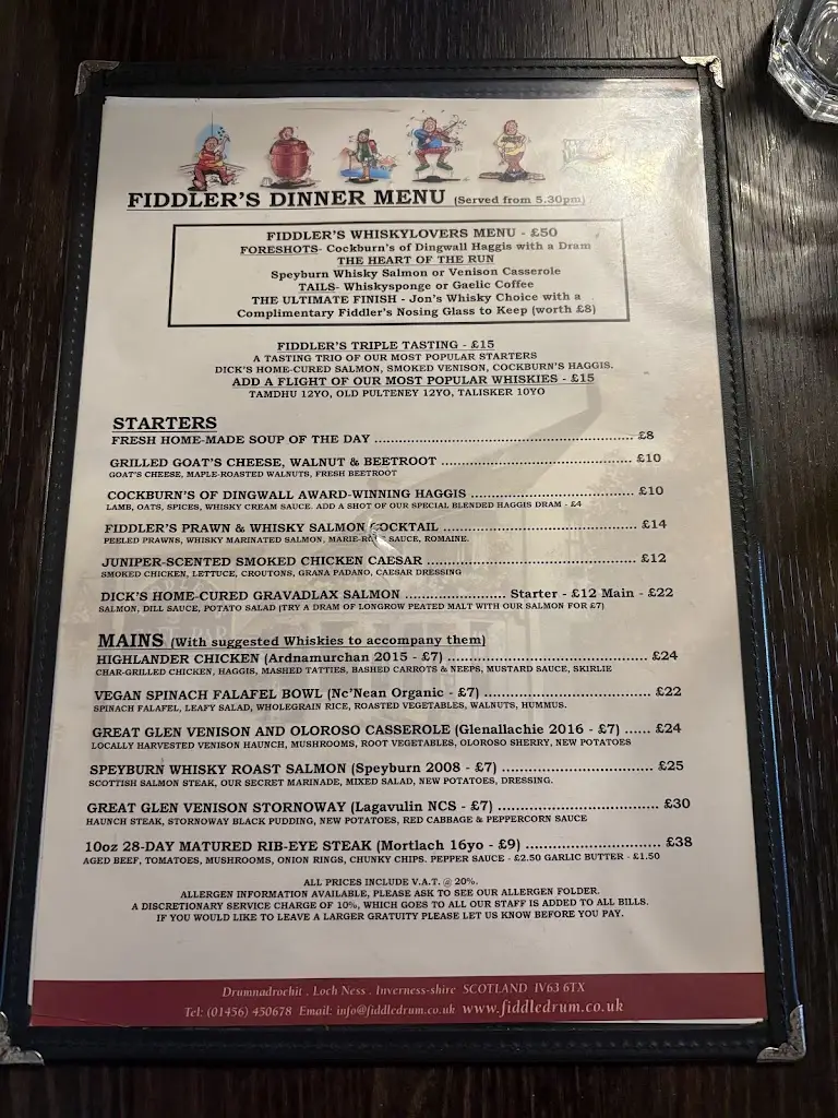 Menu_Fiddlers Highland Restaurant_Drumnadrochit_image_4