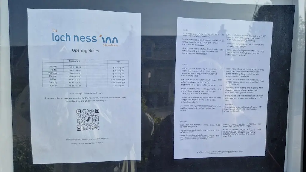 Menu_The Lewiston_Drumnadrochit_image_1