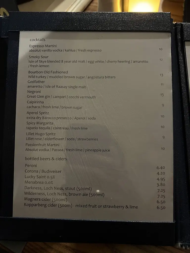 Menu_The Lewiston_Drumnadrochit_image_4