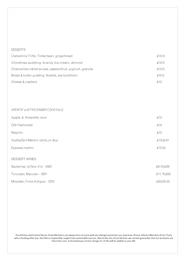 Menu_The Half Moon, Kirdford_Billingshurst_image_2
