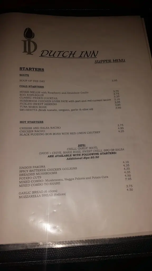 Menu_Dutch Inn_Dunipace_immagine_4