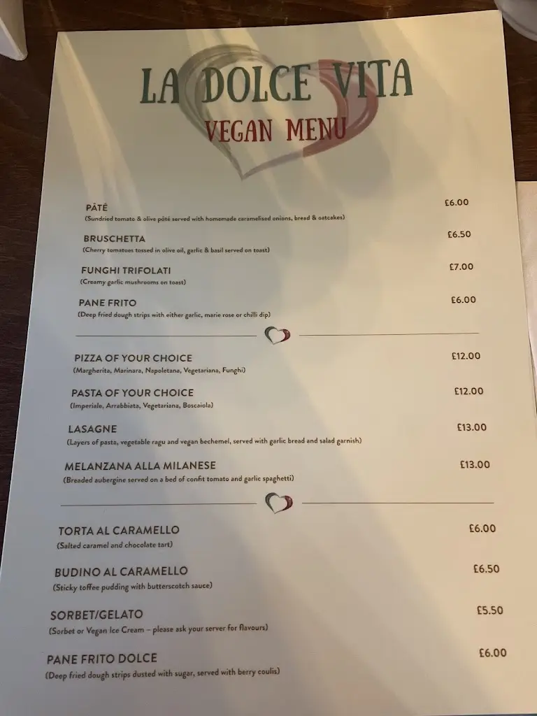 Menu_La Dolce Vita_Dumfries_immagine_2