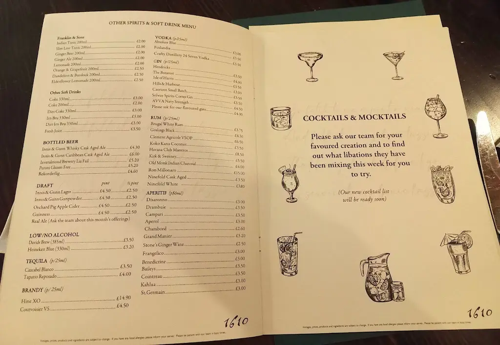 Menu_The Globe Inn Dumfries_Dumfries_image_4