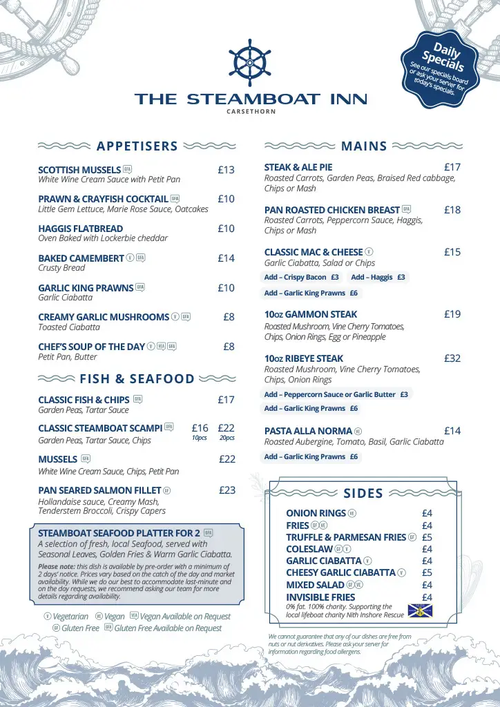 Menu_The Steamboat Inn_Dumfries_image_2