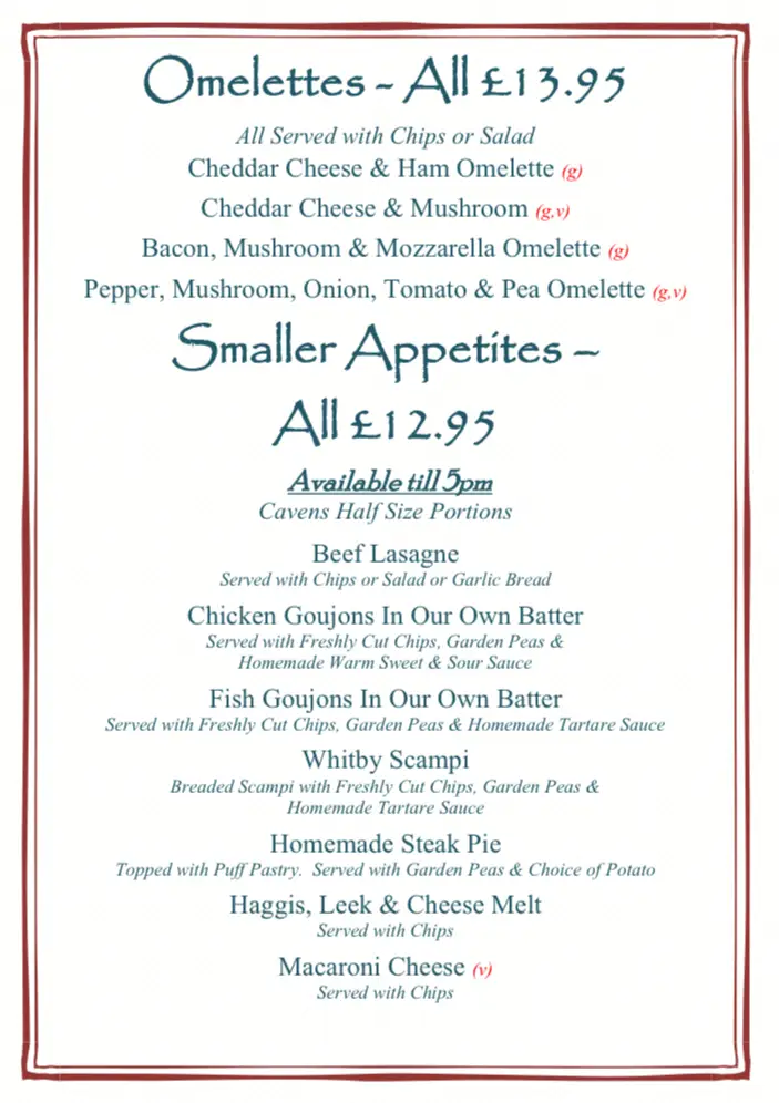 Menu_Cavens Arms_Dumfries and Galloway_image_3