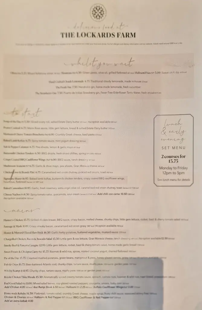 Menu_Lockards Farm_Dumfries and Galloway_image_4